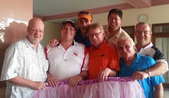 Minus a Mel C, unavoidably detained in the changing rooms!