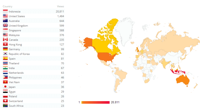 Tee Set Visits by Geography