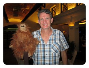 Arnold takes  the Monkey