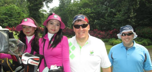 Going to be a great day .... Jess and newcomer Aaron ..