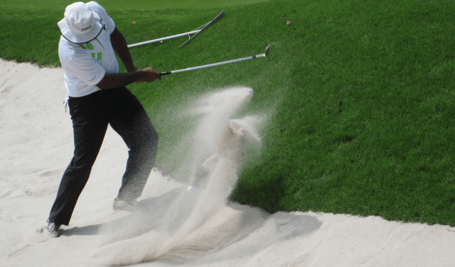 James shifts sand, quite a lot of it ......