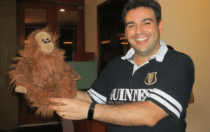 PS Jorge with Monkey