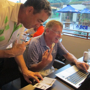 PS KSM at the keyboard