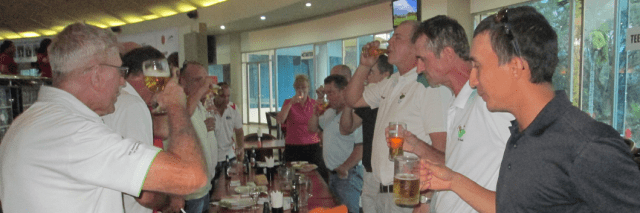 Geoff raises a glass